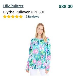 Lilly Pulitzer Blythe Luxletic Pullover worn once